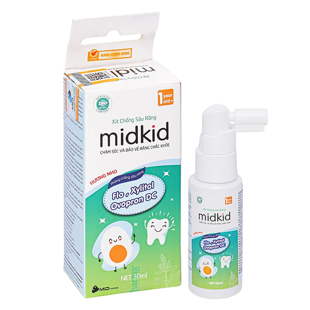 [🛒🇻🇳]Xịt chống sâu răng Midkid hương nho 30mL – Midkid , SKU – 7434000000001 – concung.com 🇻🇳🛒Top1Shop🛒 🇻🇳Top1Vietnam🇻🇳 🛍🛒🇻🇳