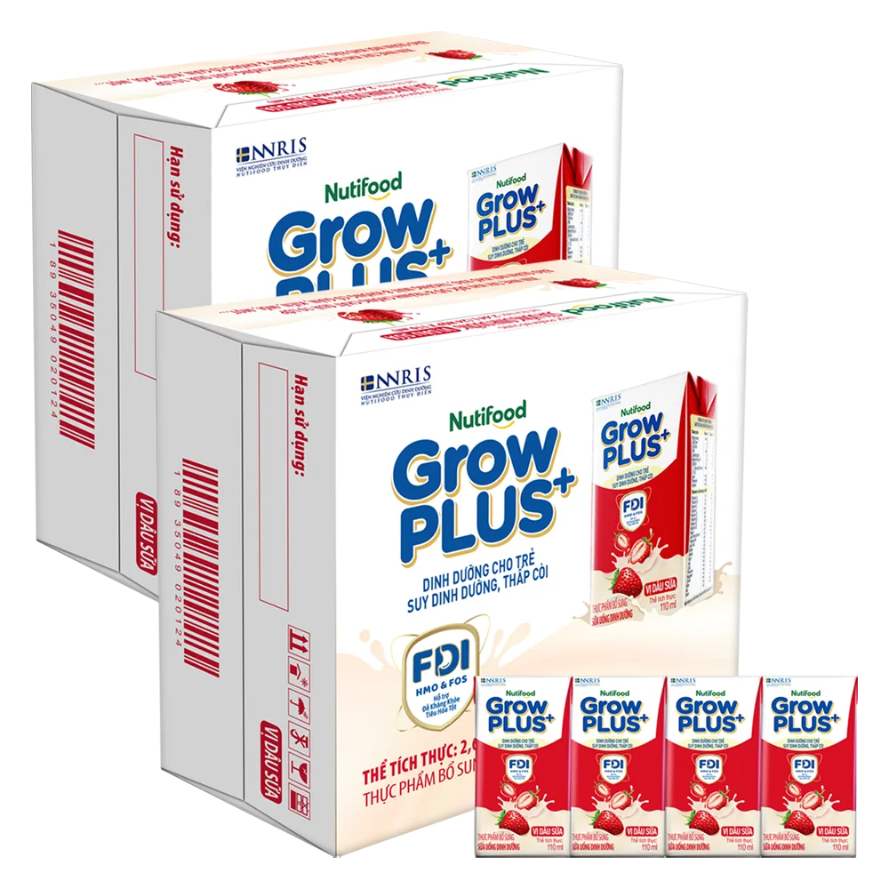 [🛒🇻🇳]2 thùng sữa bột pha sẵn GrowPLUS+ vị dâu 110ml (lốc 4 hộp) (Trên 1 tuổi) – GROWPLUS FRUITY , SKU – 7478000000001 – concung.com 🇻🇳🛒Top1Shop🛒 🇻🇳Top1Vietnam🇻🇳 🛍🛒🇻🇳