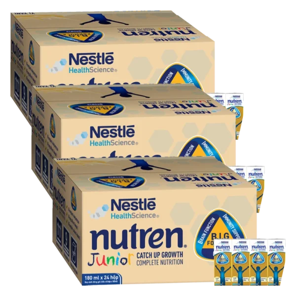 [🛒🇻🇳]3 Thùng Thực phẩm dinh dưỡng y học Nutren Junior 180ml (1 -10 tuổi) (Lốc 4 hộp) – Nestle Nutren JUNIOR , SKU – 4387000000002 – concung.com 🇻🇳🛒Top1Shop🛒 🇻🇳Top1Vietnam🇻🇳 🛍🛒🇻🇳