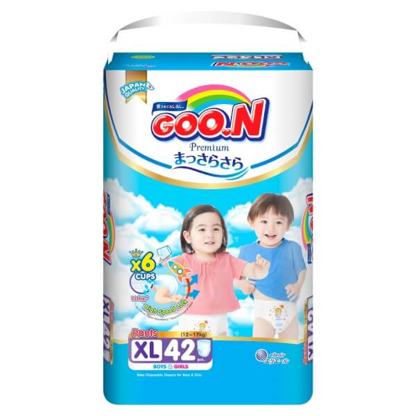 Bỉm tã quần Goon Premium size XL 42 miếng (12-17kg)