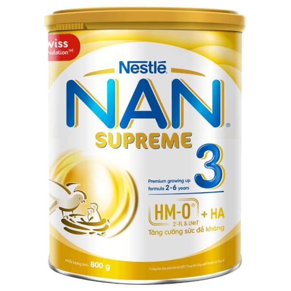 Sữa Nan Supreme 3 (2HMO) 800g (2-6 tuổi)