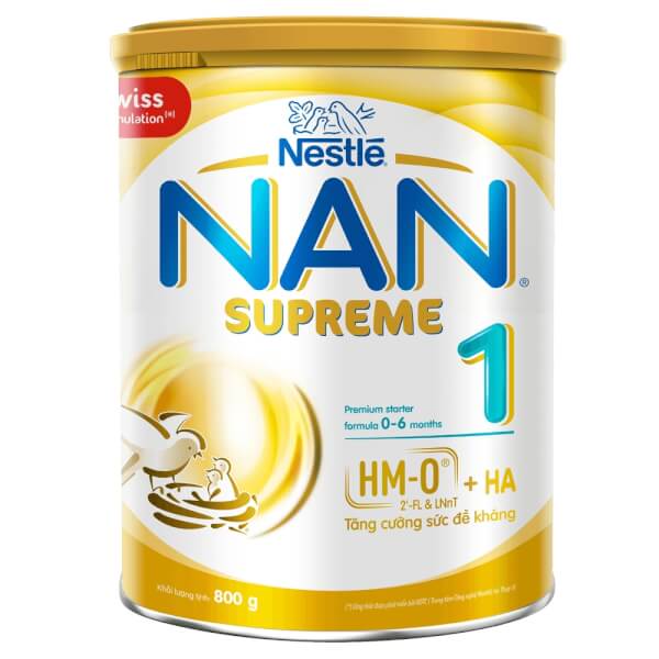 Sữa Nan Supreme 1 (2HMO) 800g (0-6 tháng)
