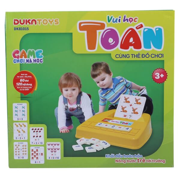Vui học Toán bằng thẻ đồ chơi - DK 81015