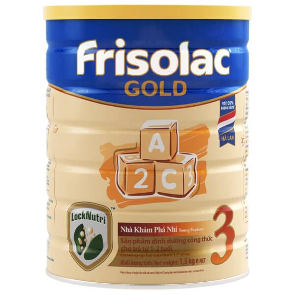 Sữa Frisolac Gold số 3 1.5kg (1-2 tuổi)