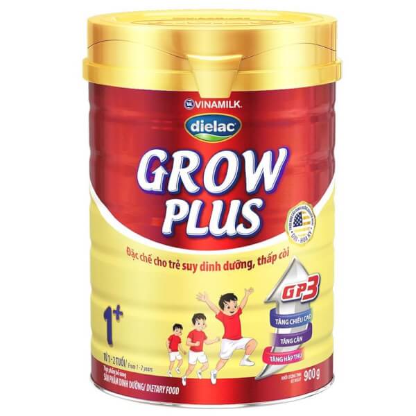 Sản phẩm dinh dưỡng Dielac Grow Plus 1+ 900g (1-2 tuổi)