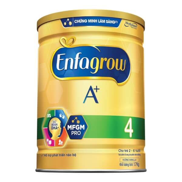 Sữa Enfagrow A+ 4 1.7kg (2-6 tuổi)