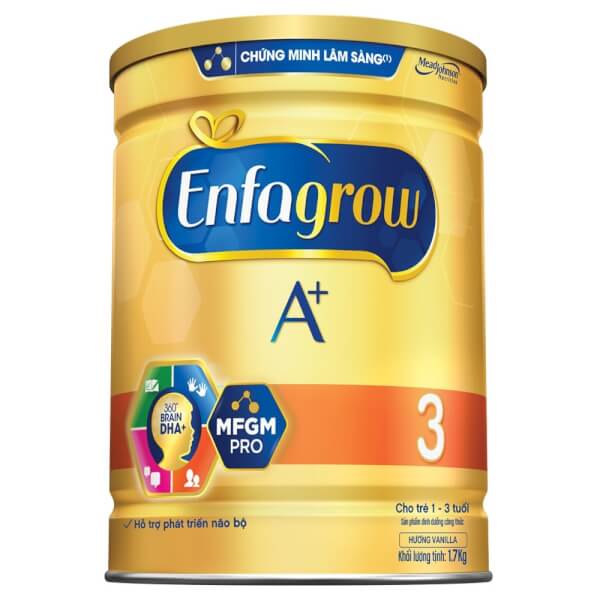 Sữa Enfagrow A+ 3 1.7kg (1-3 tuổi)
