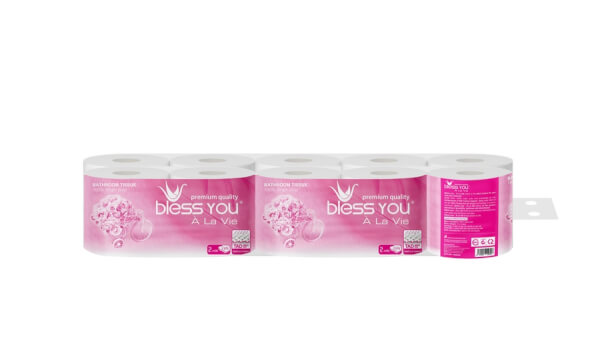 SaleBox - Thông tin mua sắm, khuyến mãi 137 Giấy vệ sinh 2 lớp Bless You À La Vie – lốc 10 cuộn | Khăn: ướt, khô, vải khô