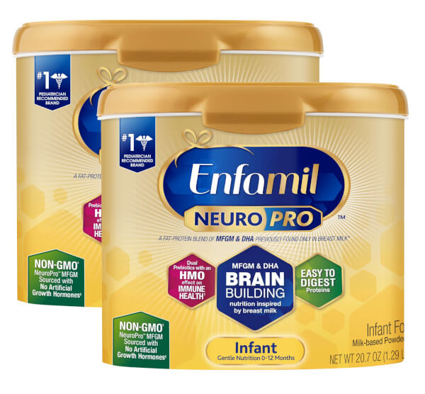 Combo 2 lon Sữa Enfamil NeuroPro Infant Formula 587g (0-12 tháng)