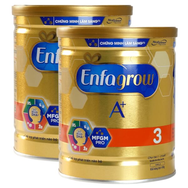 Combo 2 lon Sữa Enfagrow A+ 3 400g (1-3 tuổi)