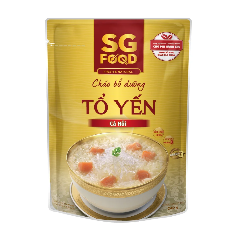 CHÁO THÙNG TIỆN LỢI ĐỦ VỊ BỔ SUNG DHA VÀ VITAMIN NHÓM B
