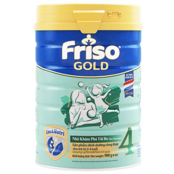 Combo 6 lon Sữa Friso Gold số 4 900g (2-4 tuổi)