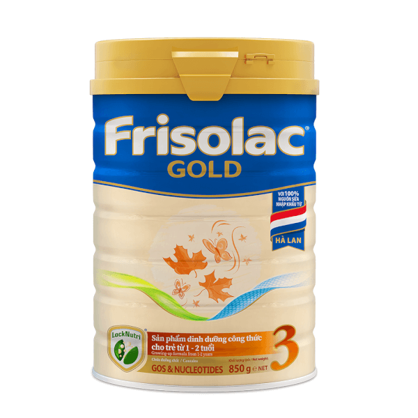 Frisolac Gold 3, 1 – 2 tuổi (850gr)