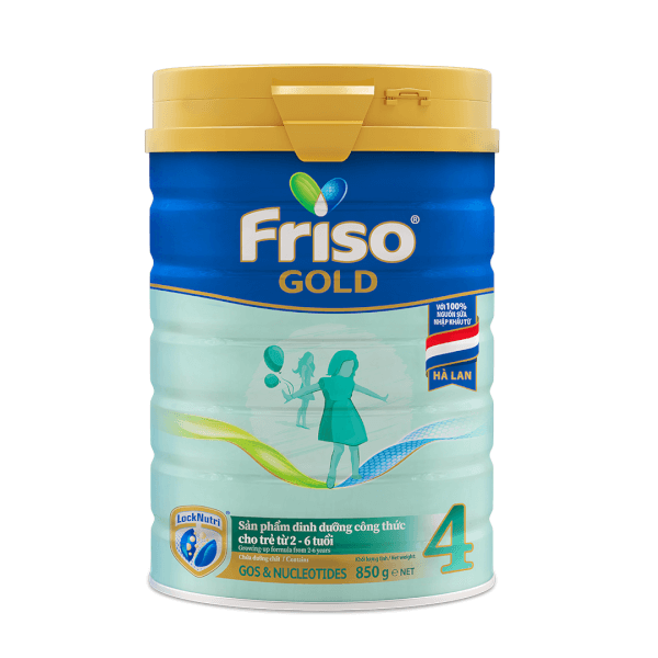Combo 3 lon Friso Gold 4, 2 – 6 tuổi (850gr)