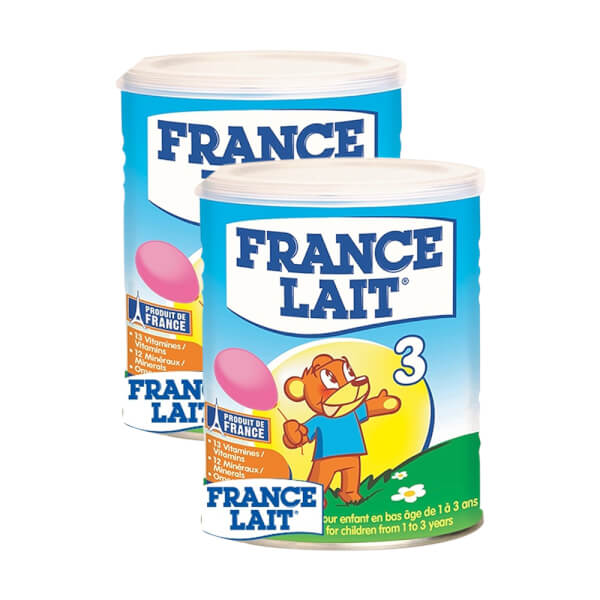 Combo 2 lon Sữa France Lait số 3 900g
