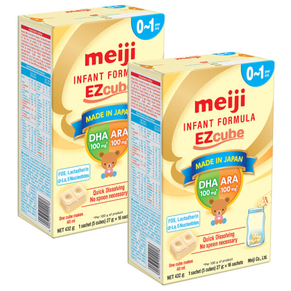 Combo 2 hộp Sữa Meiji thanh Infant Formula 432g (0-12 tháng)
