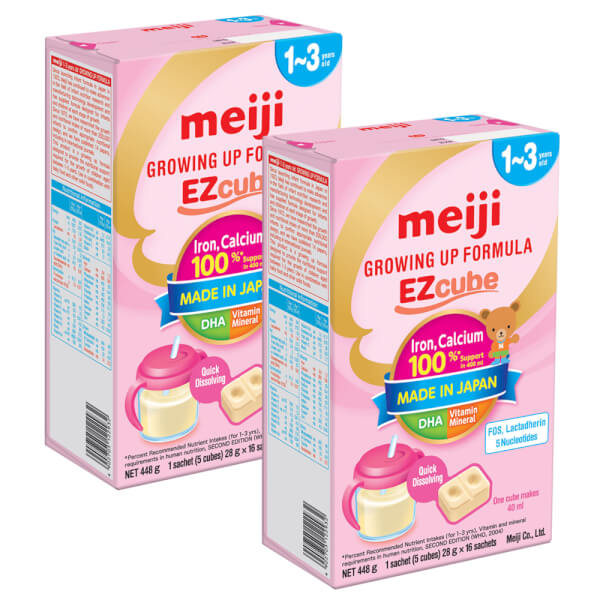 Combo 2 hộp Sữa Meiji thanh Growing up Formula 448g (12-36 tháng)