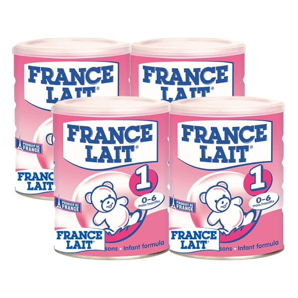 Combo 4 lon Sữa France Lait số 1 900g