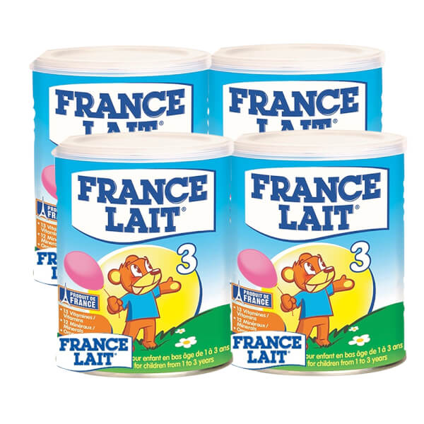 Combo 3 lon Sữa France Lait số 3 900g