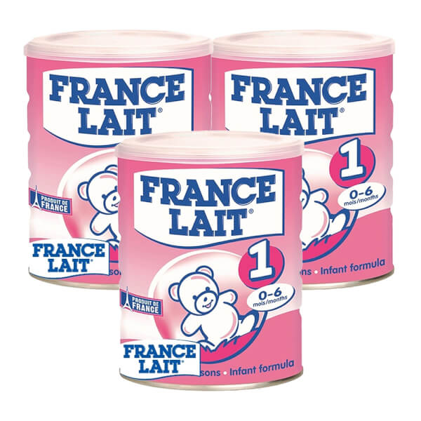 Combo 3 lon Sữa France Lait số 1 900g