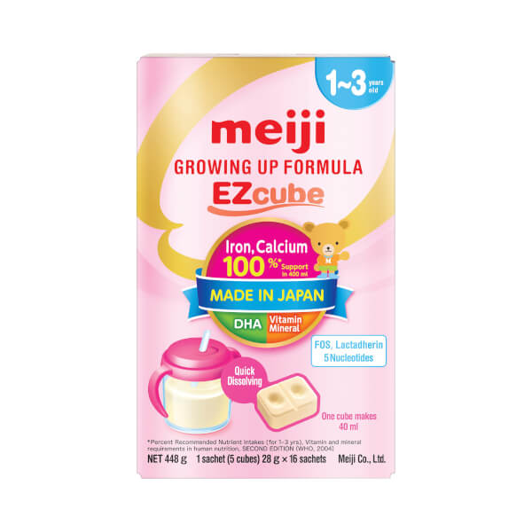 Sữa Meiji thanh Growing up Formula 448g (12-36 tháng)