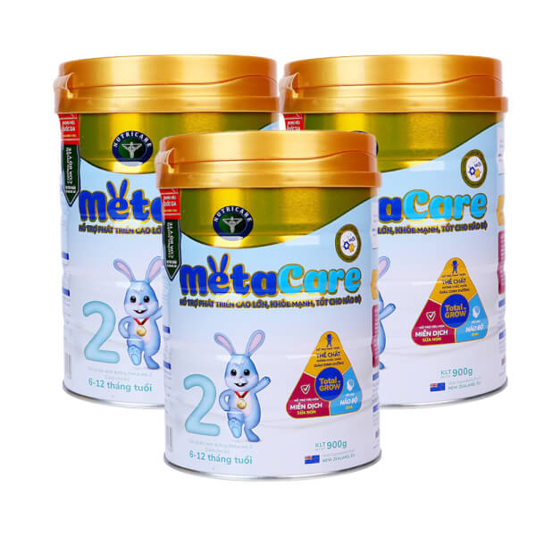Combo 3 lon Sữa Meta Care 2 900g (6-12 tháng)