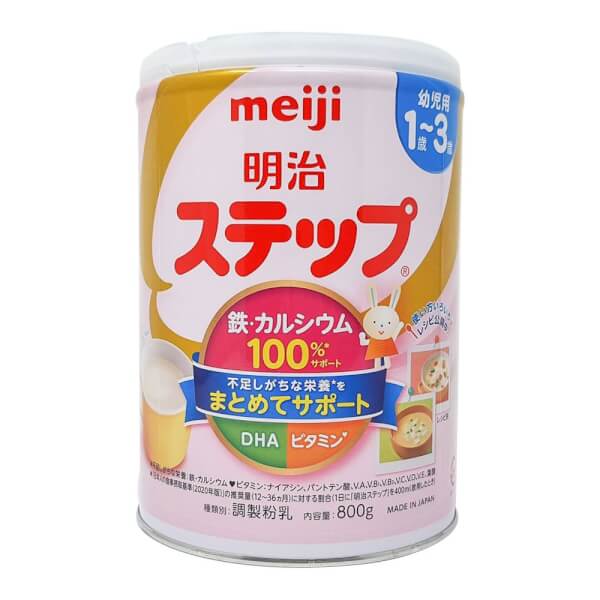 Sữa Meiji nội địa Nhật Step Milk, 1 – 3 tuổi, 800G