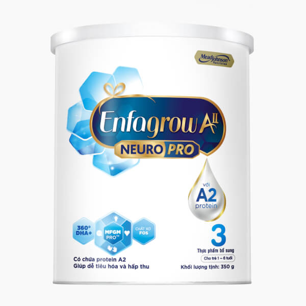 Sữa Enfagrow A2 NeuroPro số 3 350g (1 – 6 tuổi)