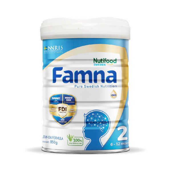 Sữa Famna Số 2 850g (6-12 tháng tuổi)