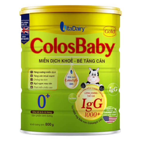 Sữa Colosbaby Gold số 0 800g (0-1 tuổi) giá tốt