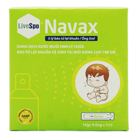 Dung dịch vệ sinh tai, mũi, họng LiveSpo Navax chứa những thành phần nào?
