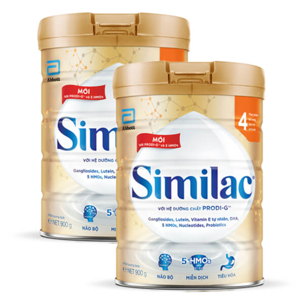 Combo 2 Sữa Similac 5G số 4 900g (2-6 tuổi) giá tốt