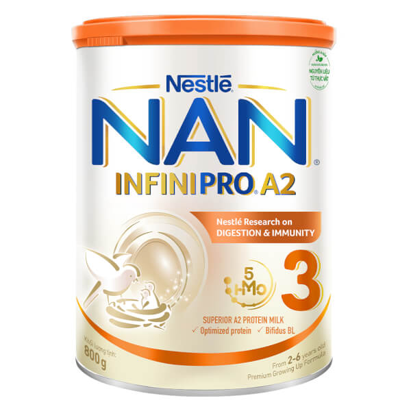 Sữa Nan A2 InfiniPro 800g số 3 (2-6 tuổi) giá tốt