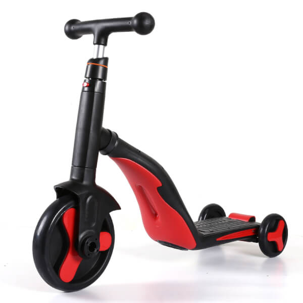 Xe trượt scooter Animo cao cấp kèm chòi chân, xe đạp 3in1(Đỏ) giá tốt
