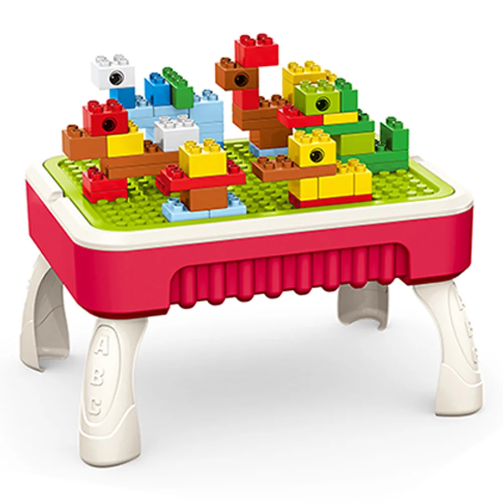 Bộ hộp đựng và bàn lego lắp ráp 4 in 1 kèm bảng vẽ, 50pcs CY370782 (giao  ngẫu nhiên)