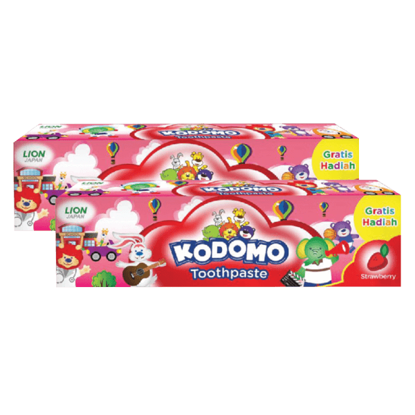 Chuỗi cửa hàng Mẹ & Bé 11 Combo 2 Kem đánh răng Kodomo trẻ em Dâu 45g