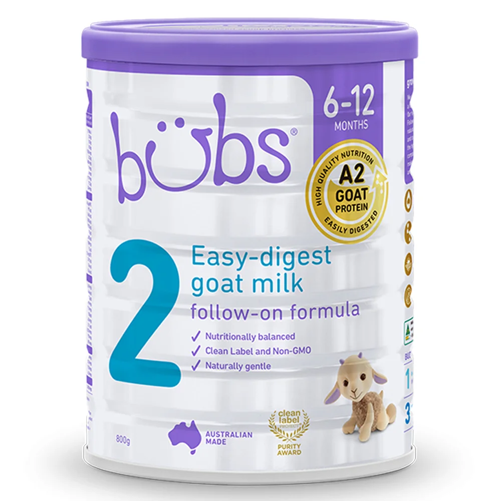 Sữa dê Bubs Goat số 2 800g (6-12 tháng) giá tốt