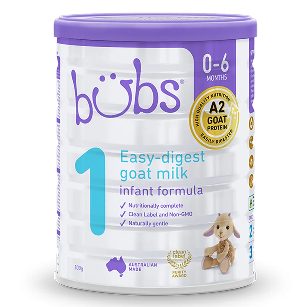 ミルク bubs Easy-digest goat milk 800g x 3 Sữa dê Bubs Goat số 1 800g (0-6 tháng) giá tốt