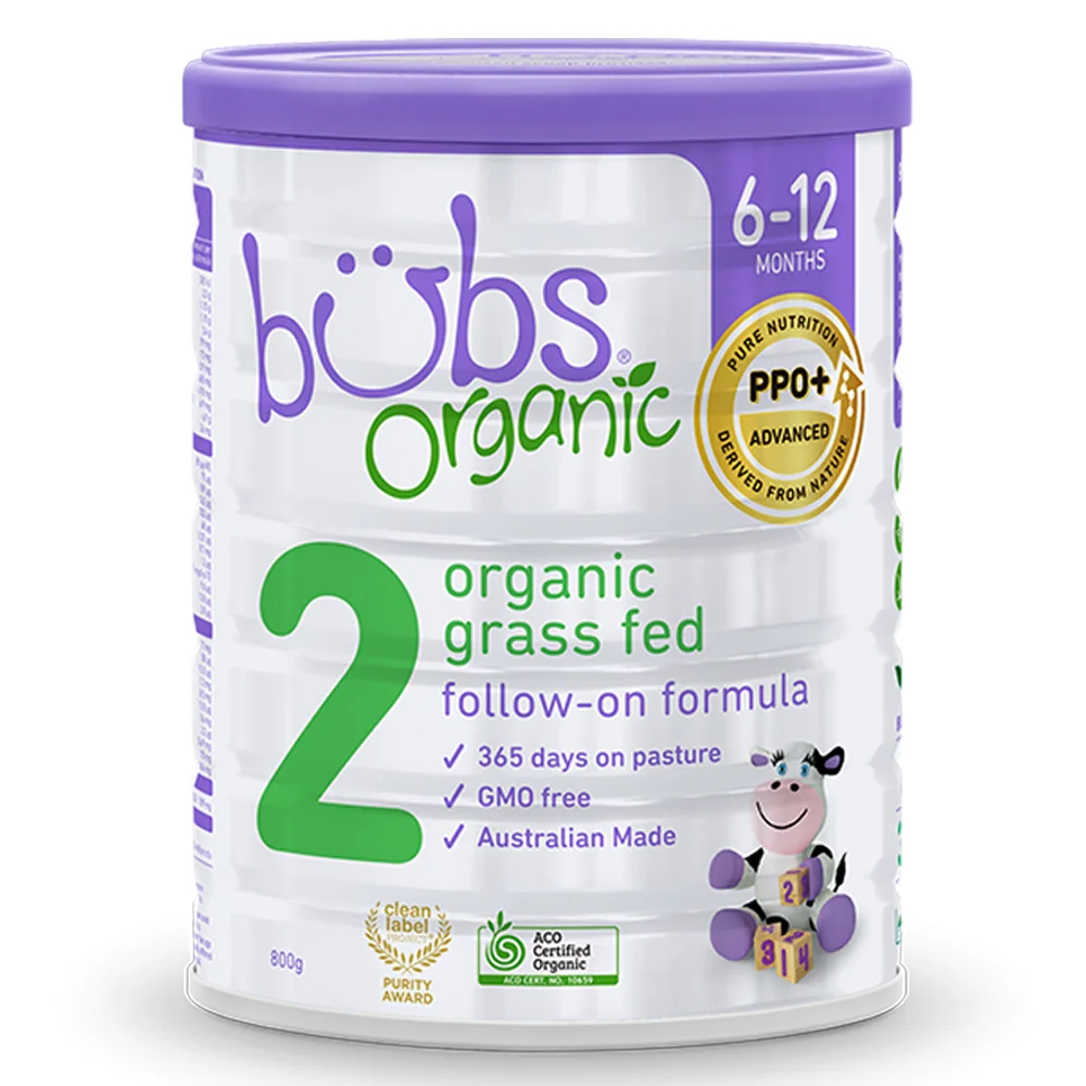 Sữa Bubs Organic Bovine số 2 800g (6-12 tháng) giá tốt