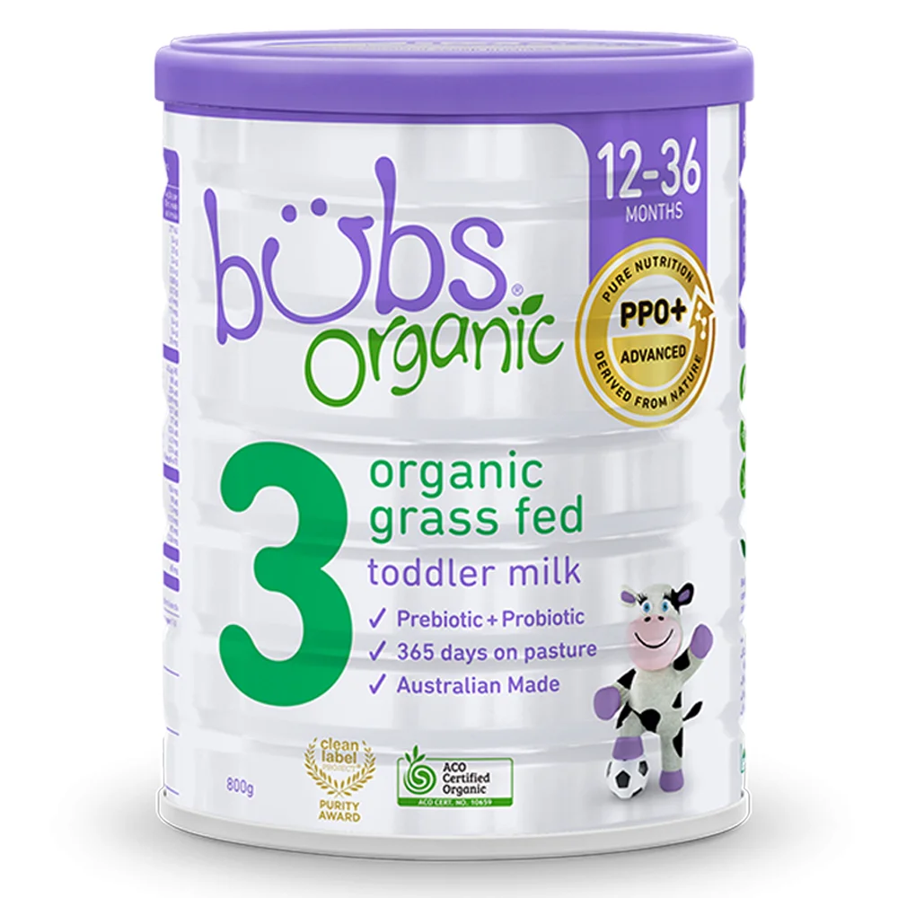 Sữa Bubs Organic Bovine số 3 800g (12-36 tháng) giá tốt