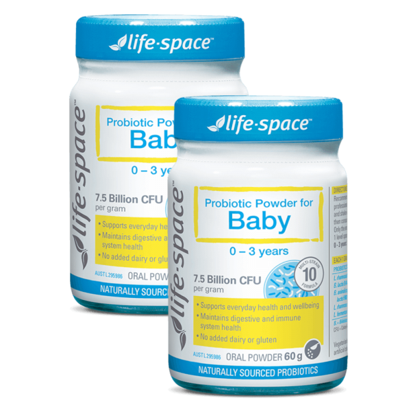Chuỗi cửa hàng Mẹ & Bé 11 Combo 2 Life Space Probiotic Powder for Baby (0 tháng - 3 tuổi) 60g