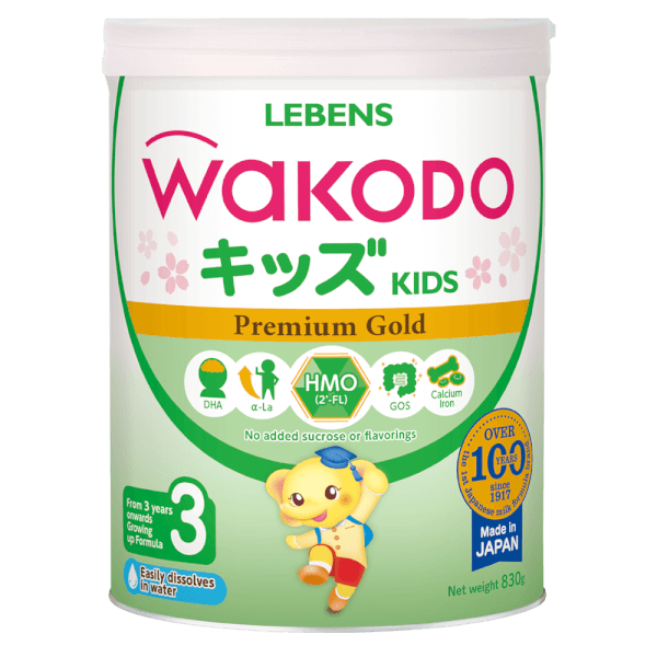 Sữa Wakodo KIDS 3 830g (từ 3 tuổi trở lên) giá tốt