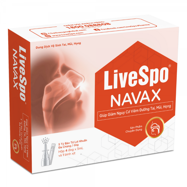 Tác dụng và cách sử dụng dung dịch vệ sinh tai mũi họng livespo navax 