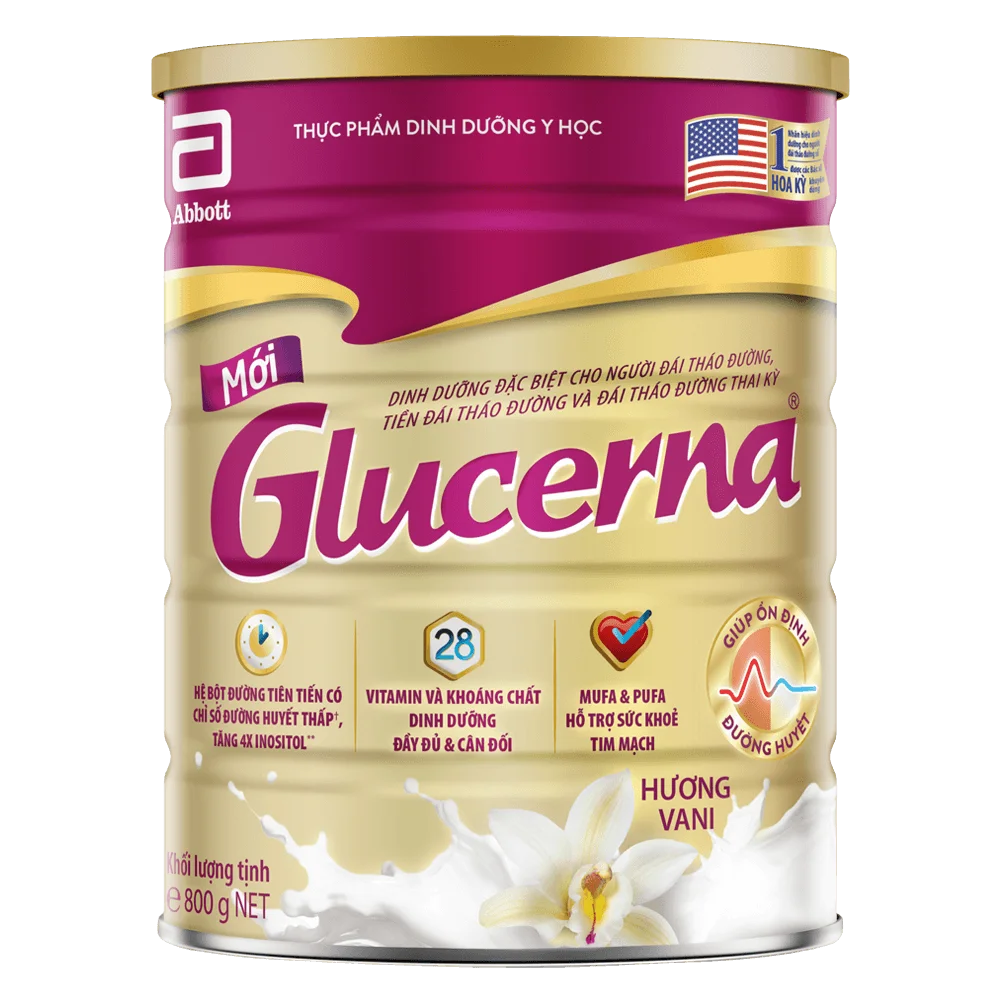 Sữa bột Glucerna hương vani 800g