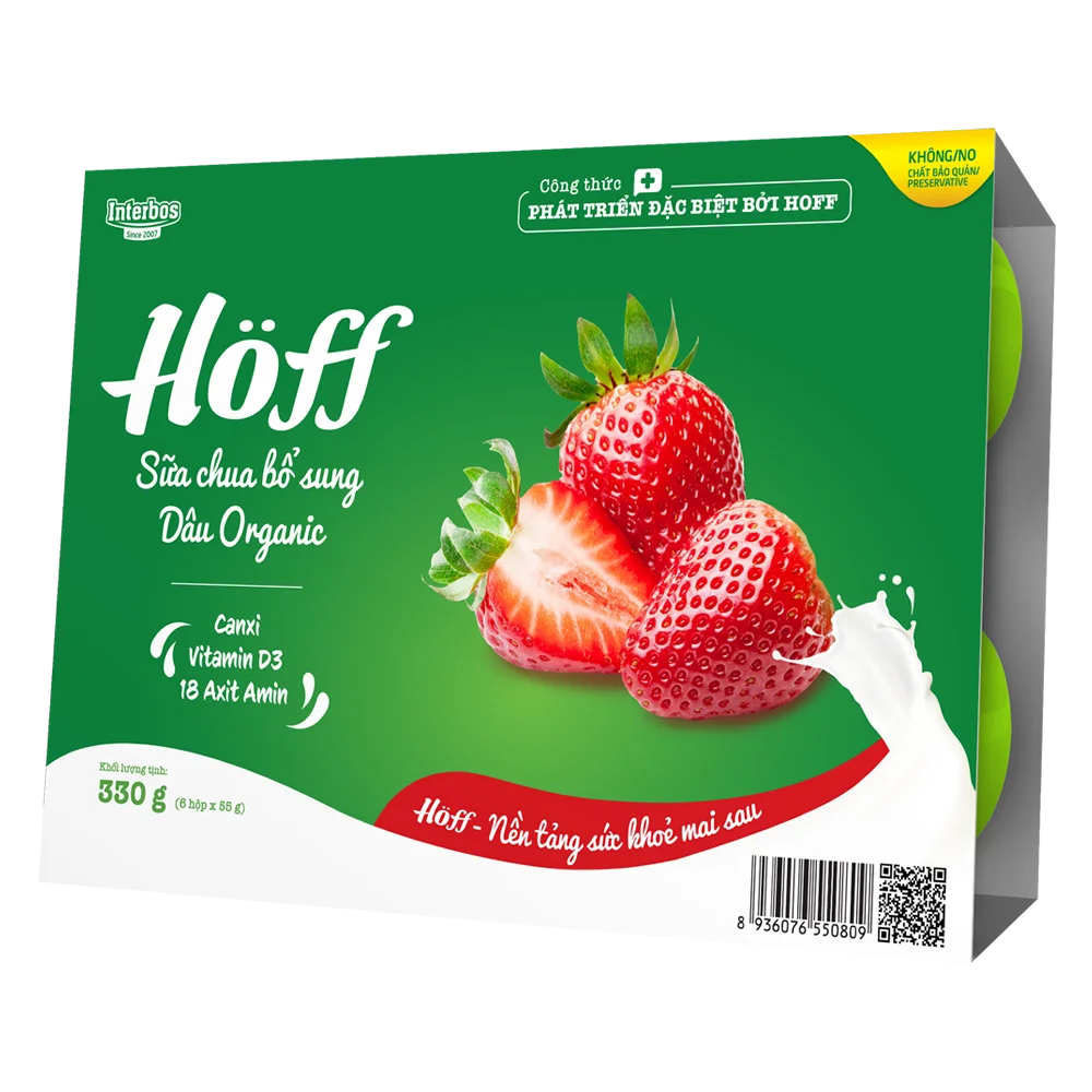 SỮA CHUA HOFF BÁN TẠI HỆ THỐNG SIÊU THỊ CON CƯNG TOÀN QUỐC