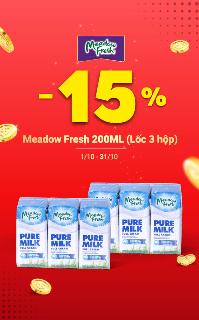 MEADOWN FRESH GIẢM 15% T9 - CAT ON HOME