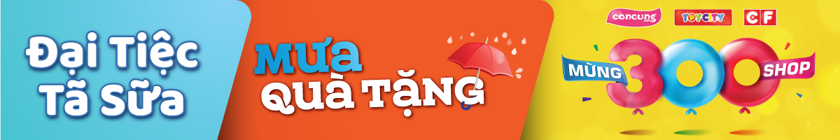 300shop-Đại tiệc tã sữa-Mưa quà tặng