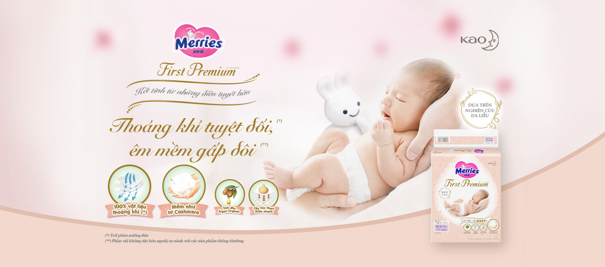 Thương hiệu Merries First Premium