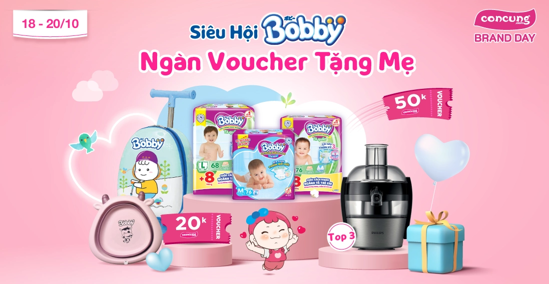  SIÊU HỘI BOBBY: NGÀN VOUCHER TẶNG MẸ