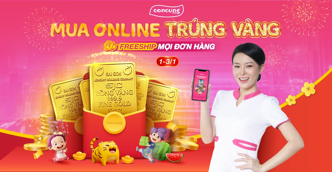 MUA ONLINE TRÚNG VÀNG - FREESHIP MỌI ĐƠN HÀNG